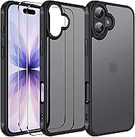 Vista 27 de ivoler Funda Transparente 3 en 1 Diseñada para iPhone Air de 6.5 pulgadas / iPhone 17 Air de 6.5 pulgadas 2025 con Paquete de 2 Protectores