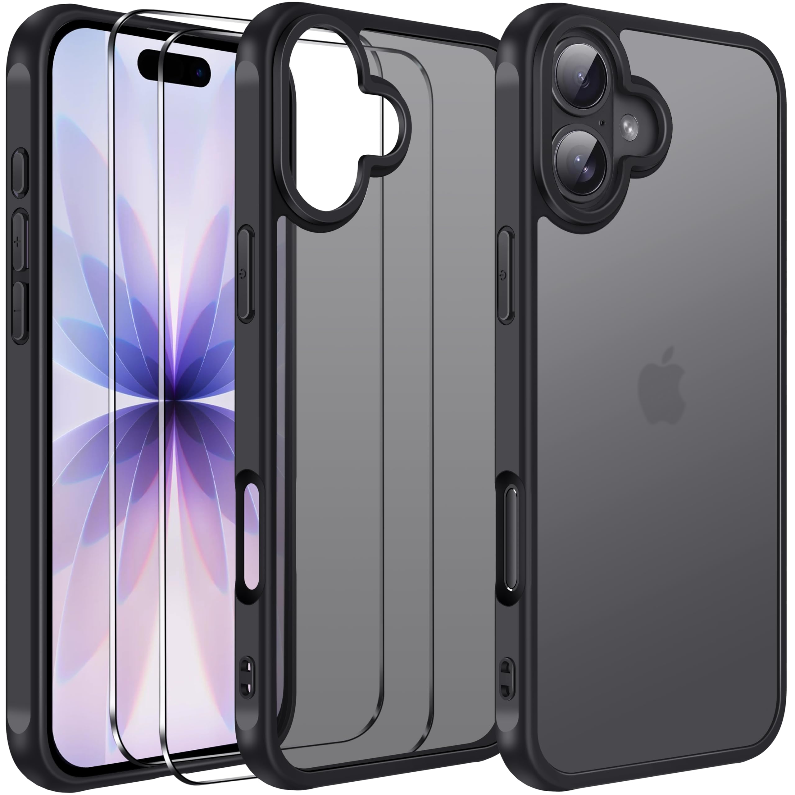 ivoler Clara Funda para iPhone 17, con 2 Piezas Cristal Templado, [Protección Militar] Anti-Amarillo Carcasa Antigolpes Bumper Case Cover - Transparente — view 118