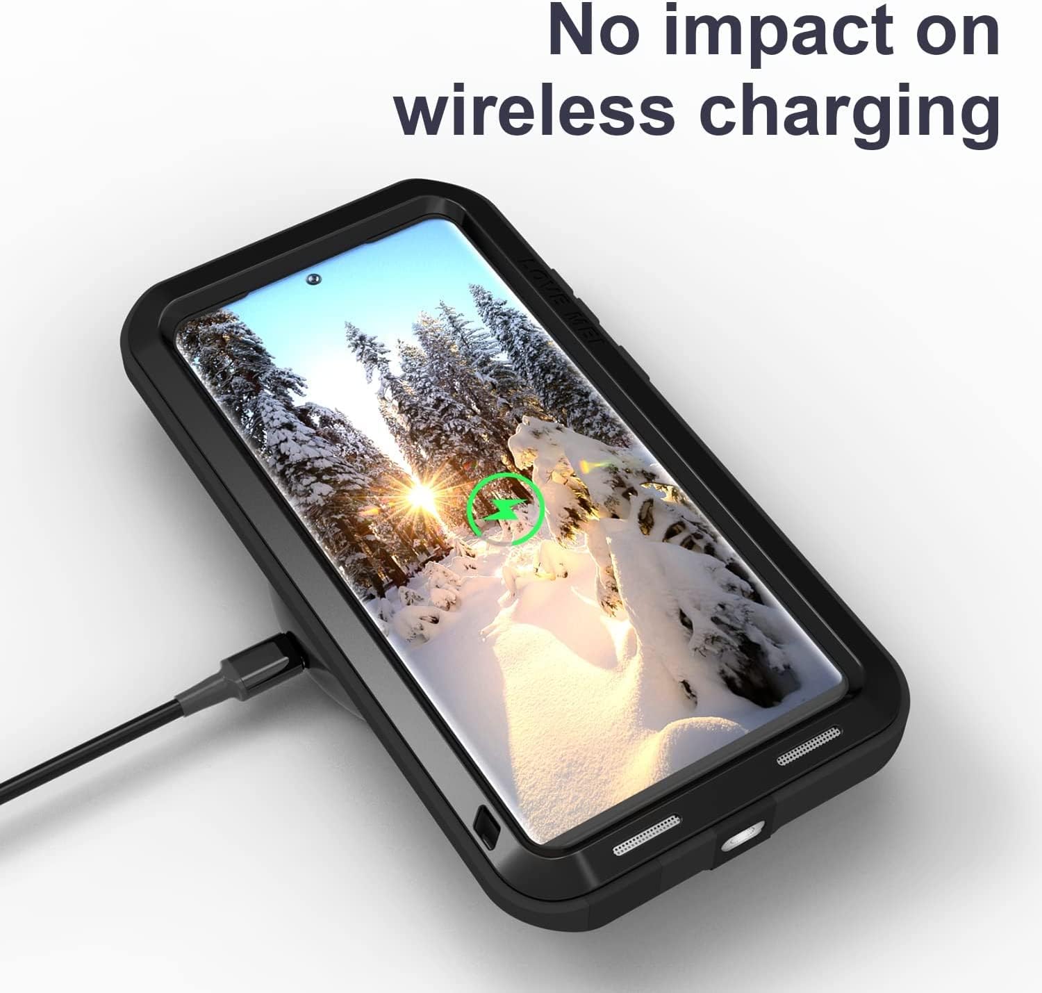 LOVE MEI Compatible with Samsung Galaxy S23 Ultra Case,【Without Tempered Glass】 Outdoor Sports Military Heavy Duty Shockproof Hybrid Aluminum Metal+Silicone Case Hard Cover (Yellow)