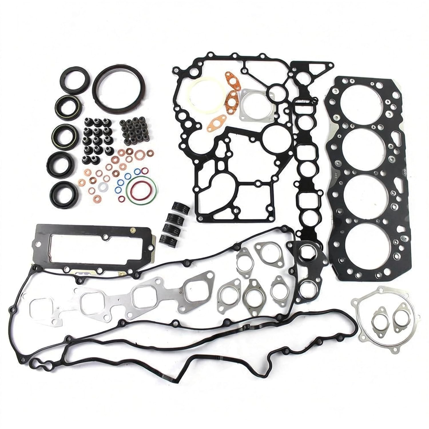 4JJ1 Engine Overhaul Full Set Gasket Kit 5878153850 Compatible for Isuzu NPR NQR NHR NKR ELF Truck