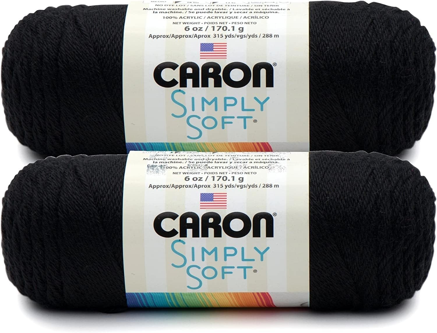 Bulk Buy: Caron Simply Soft Yarn Solids (2-Pack) (Berry Blue)