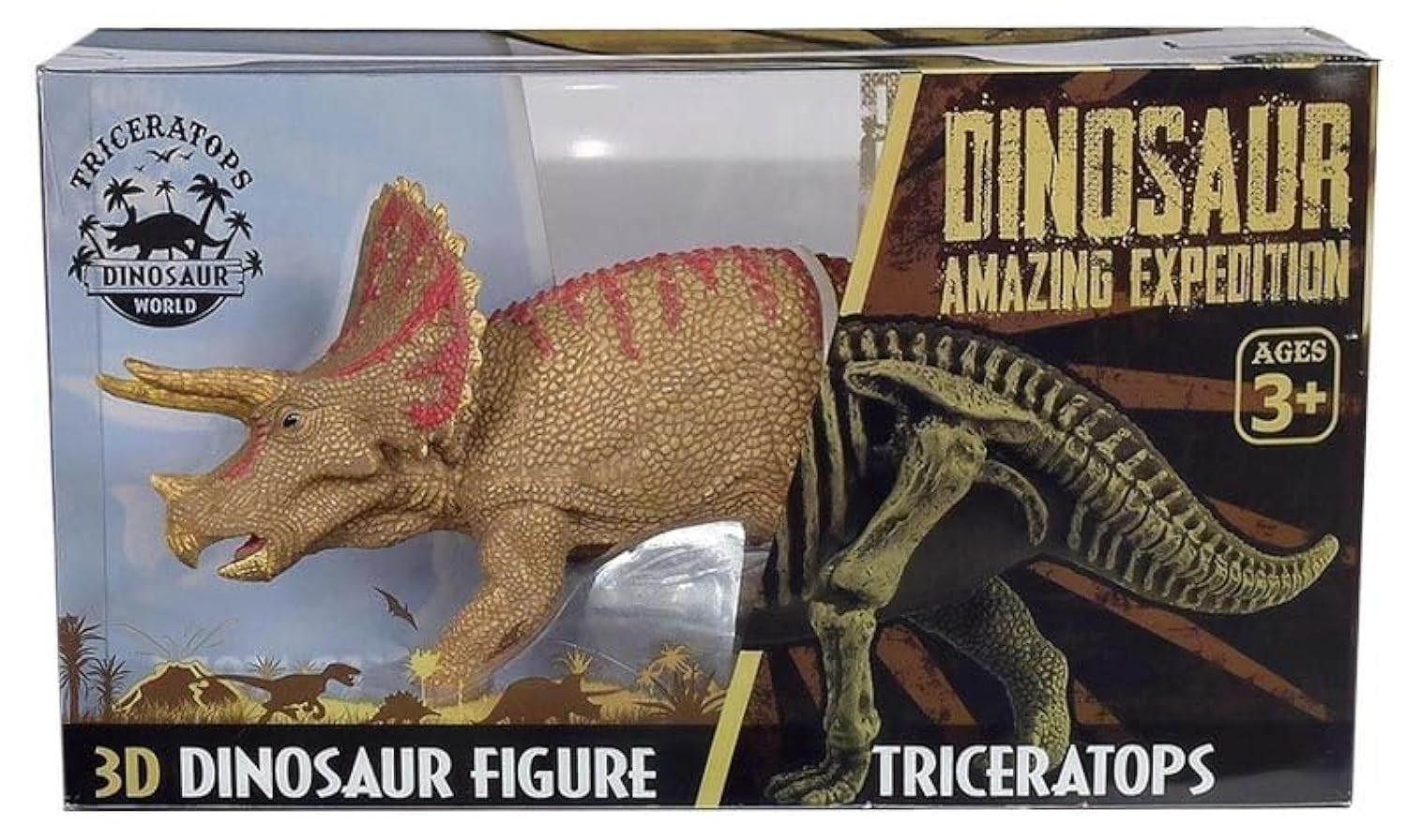 Hpns Exp Real World Realistic Hd Dino Triceratops