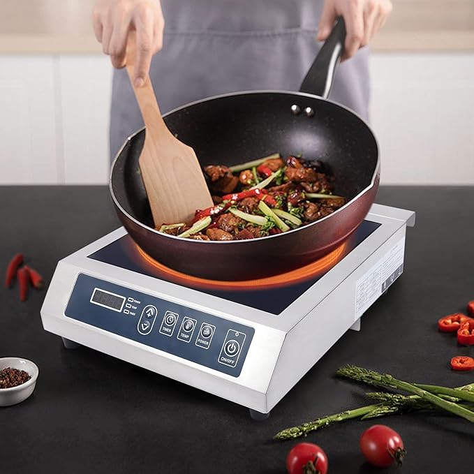 Estufa Vitrocerámica 1 Puesto 44.5 cm Corriente doméstica 110V miniatura 7