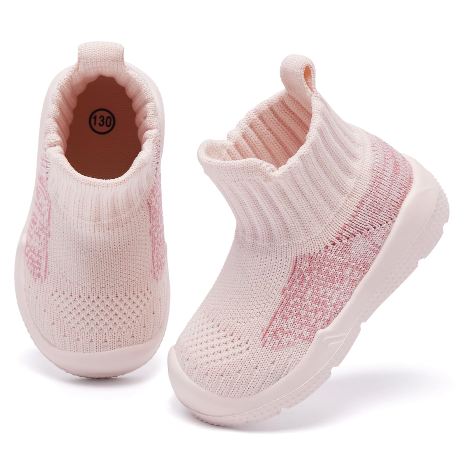 MORENDL Toddler Sock Shoes Baby Walking Shoes Infant Slippers Boys & Girls Non-Slip Sneakers