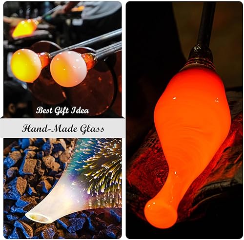 Miniatura 4 de Porseme Difusor de aceite esencial 3D humidificador ultrasónico de aromaterapia de vidrio, apagado automático, ajuste del temporizador, libre de BPA