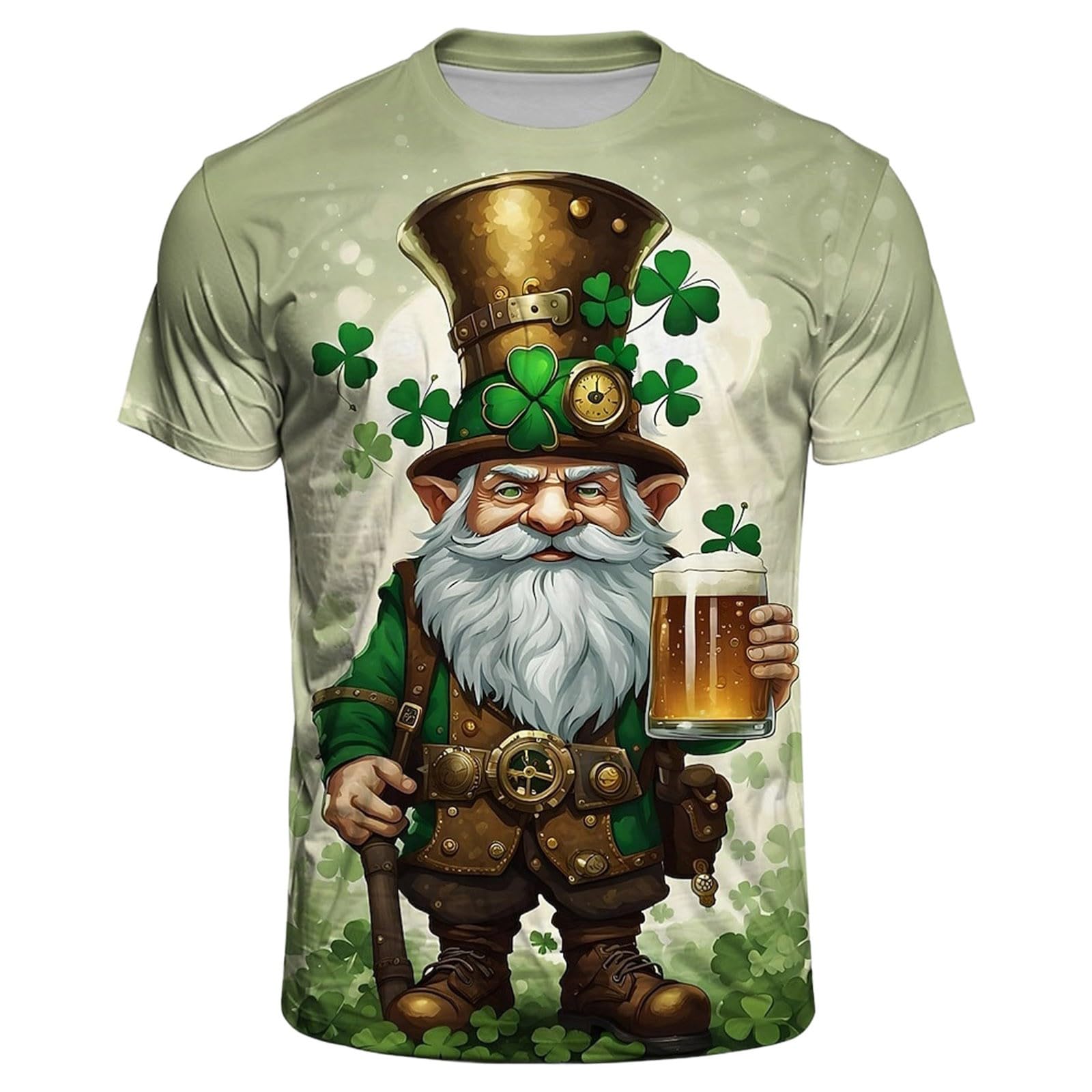 Men's Casual Graphic Tee for Everyday Wear | Lightweight Short Sleeve T Shirt with Classic Crew Neck for Spring Autumn Winter