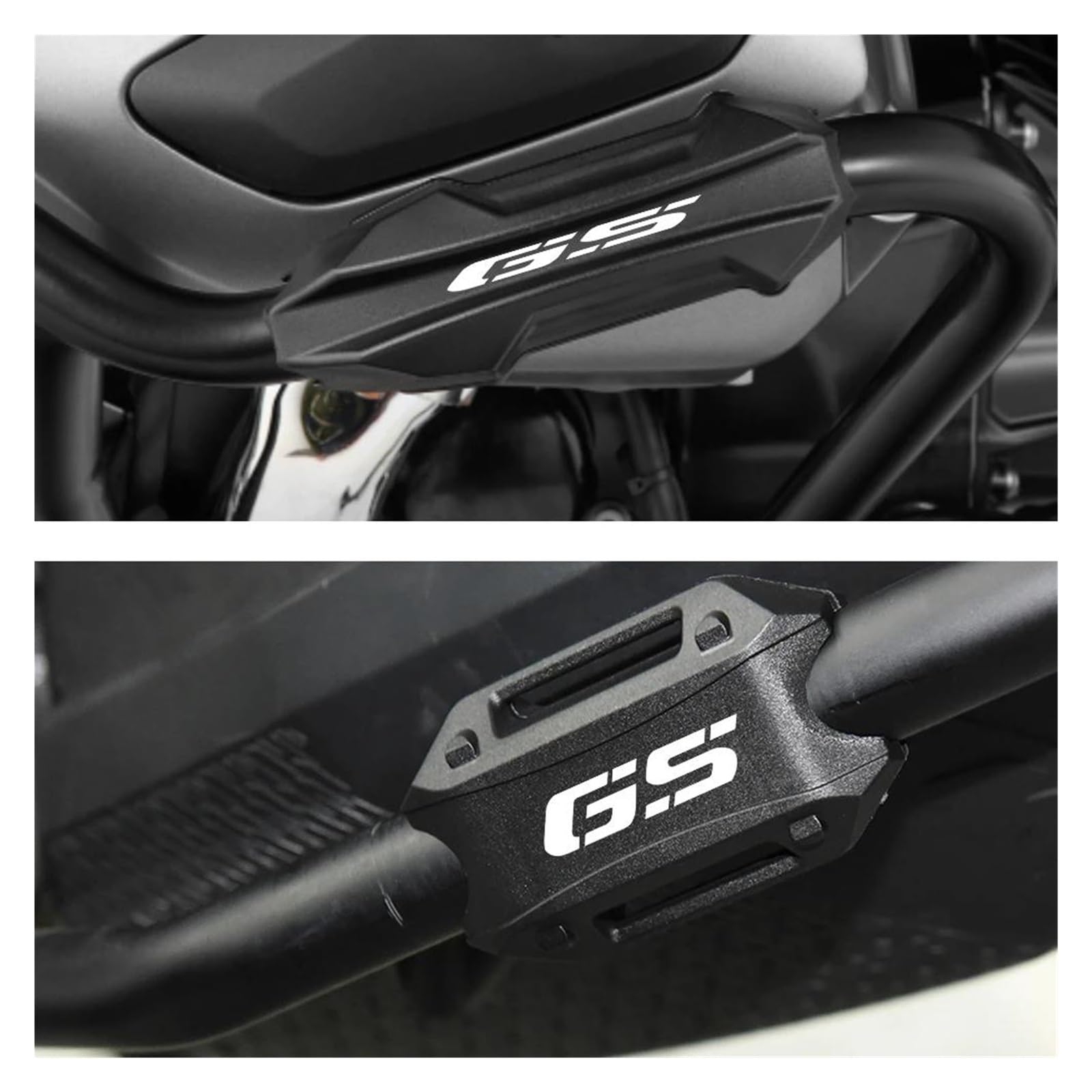 Dekorativer Schutzblock Motor Sturzbügel Schutz Stoßstange Dekorativer Schutzblock FÜR BMW R1250GS R1200GS LC R 1200 GS LC Abenteuer GS 1250 ADV(Black3)