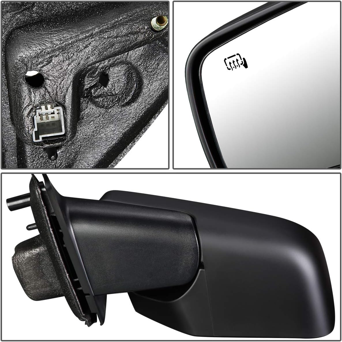 Auto Dynasty MA1320164 OE Style Powered+Heated Driver/Left Side View Door Mirror Compatible with Mazda Tribute 09-11