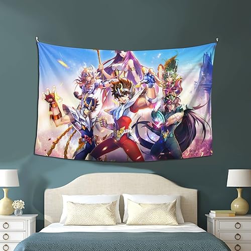 Miniatura 3 de STENUA Saint Seiya - Tapiz de anime 3D, estético, para colgar en la pared, duradero, para dormitorio, sala de estar, 40 x 60 pulgadas