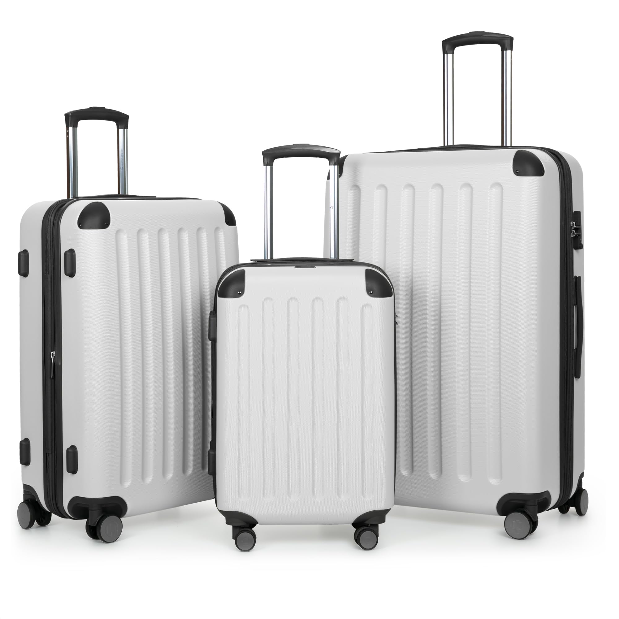 HAUPTSTADTKOFFER - Spree - Juego de 3 Maletas rígidas, Trolley expandible, Equipaje de Viaje, 4 Ruedas Dobles, TSA, (S,M y L), Menta — view 32