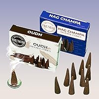 Vista 239 de TRUMIRI Incense Cones - Combo Pack of 20 Cone Incense - 10 Nag Champa + 10 Palo Santo - Insence Cones - Incense Cones Scented - Cone Incense Scents