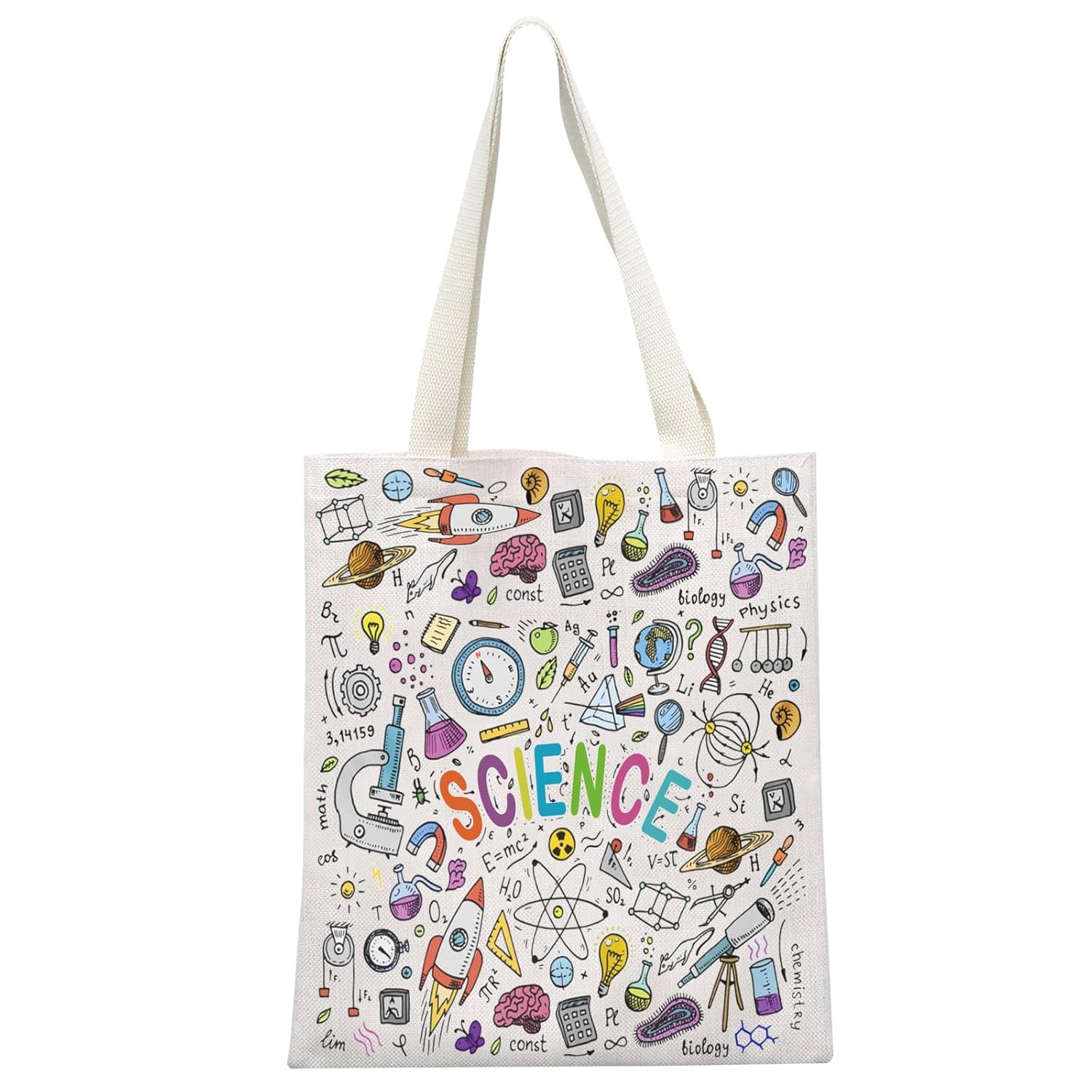 Science Lover Teacher Gift Scientist Physicist Chemist Graduation Gift Science Tote Bag Science Tote
