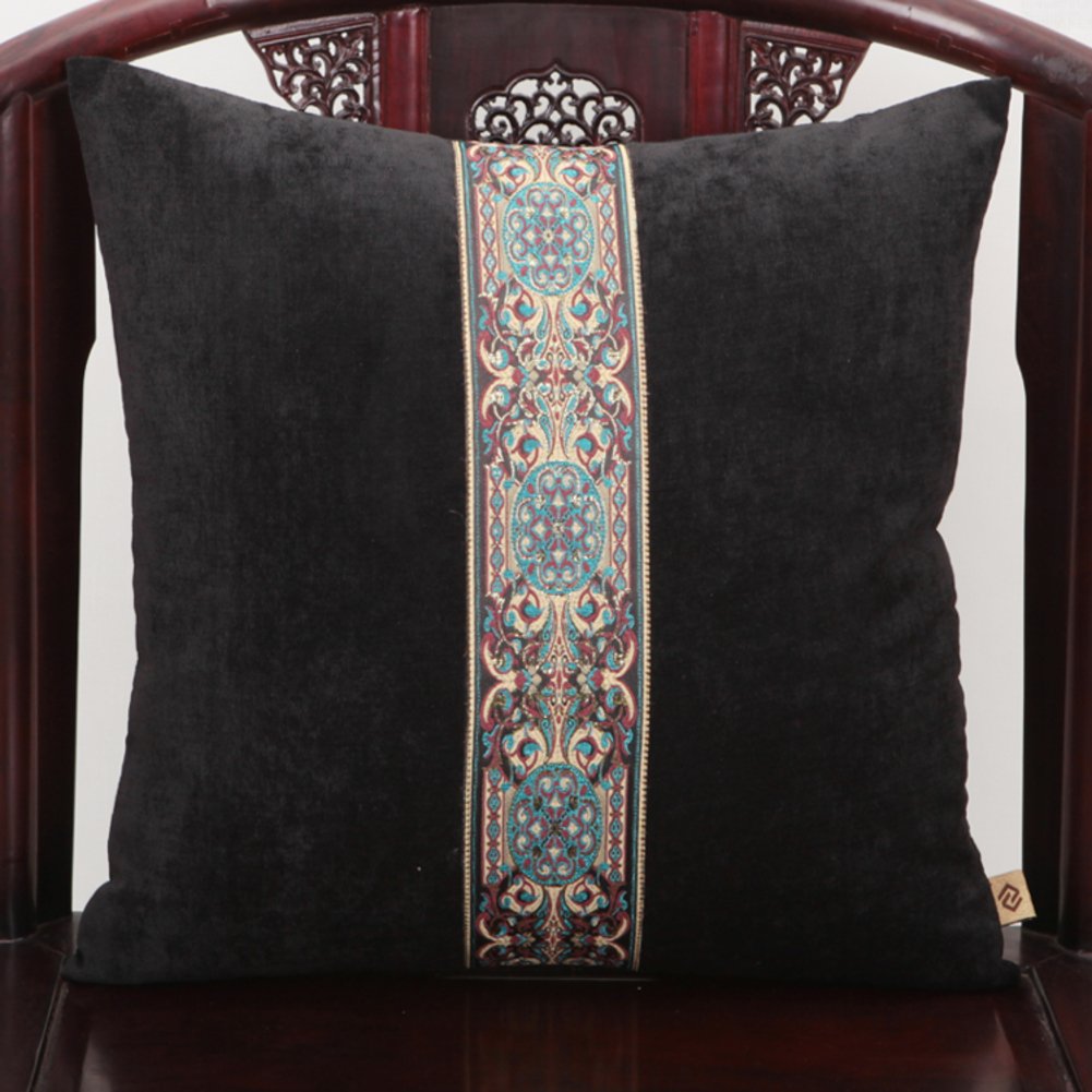 Oreiller style européen grand format | Coussin coton contre le mal de dos 60x60