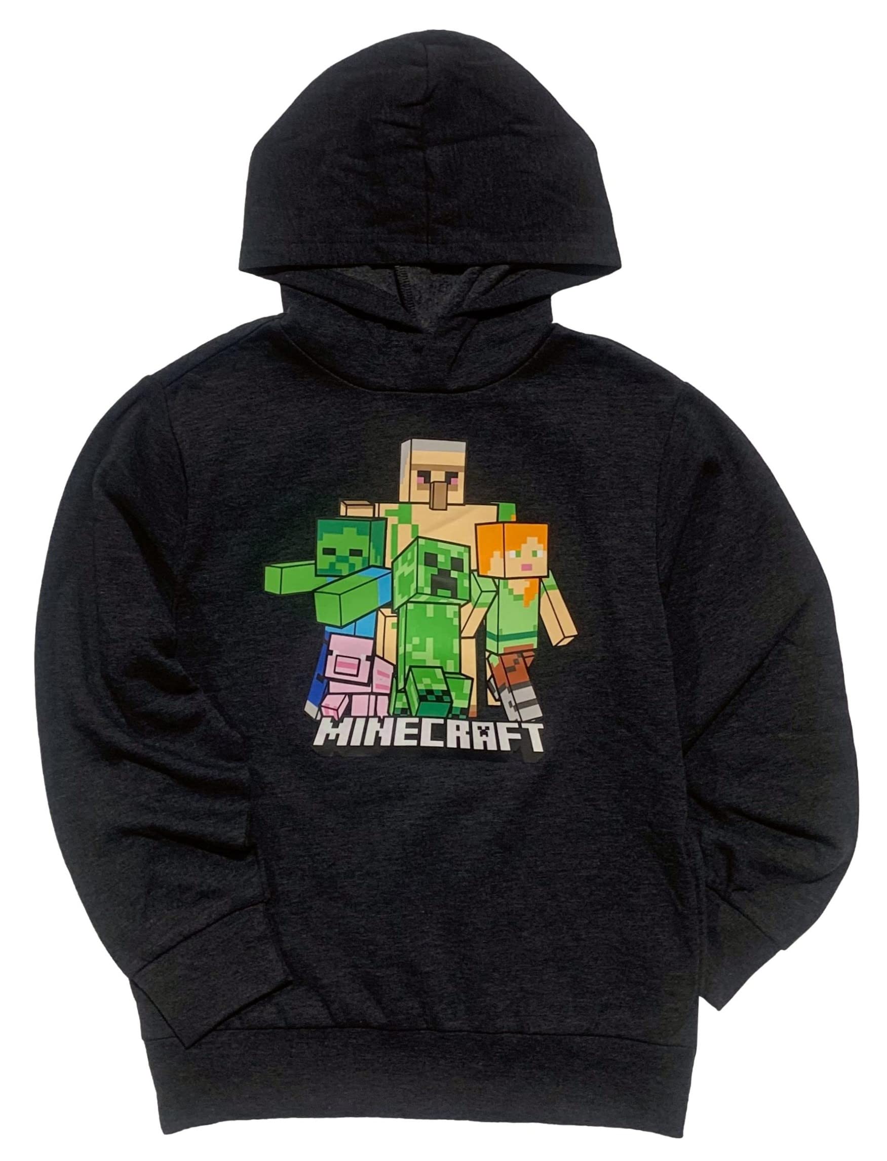 Minecraft Pull à capuche pour garçon idéal pour l'école - 7