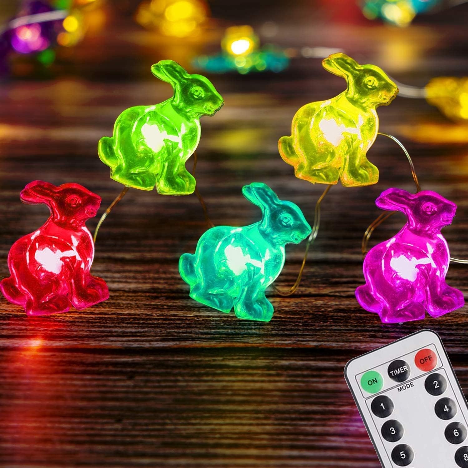Homemory Easter Bunny String Lights Battery Botswana Ubuy