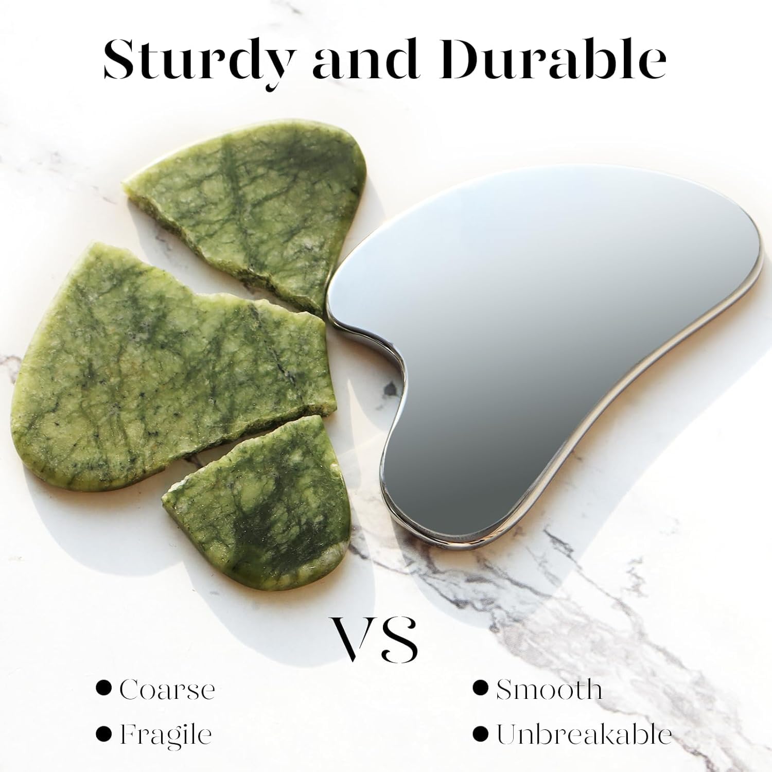 Sifoz Premium Gua Sha Tool For Face, Anti-Aging Facial Massager Tool For Tighten Skin, 100% 304 Stainless Steel Skin Care Gua Sha for Face, Neck, Eye to Reduce Wrinkles and Relax Body Muscles Sifoz Premium Gua Sha Tool For Face, Anti-Aging Facial Massager Tool For Tighten Skin, 100% 304 Stainless Steel Skin Care Gua Sha for Face, Neck, Eye to Reduce Wrinkles and Relax Body Muscles