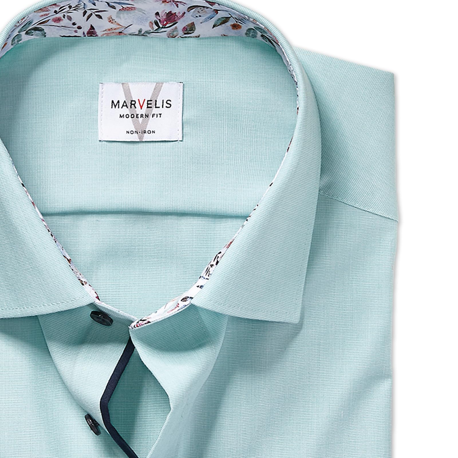 Marvelis Herren Businesshemd Langarm 720014,Einfarbig,Modern Fit,New Kent
