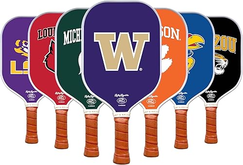 Miniatura 47 de Raqueta de pickleball colegial oficialmente licenciada - Raqueta aprobada por la Asociación de Pickleball de EE. UU. - Núcleo de nido de abeja