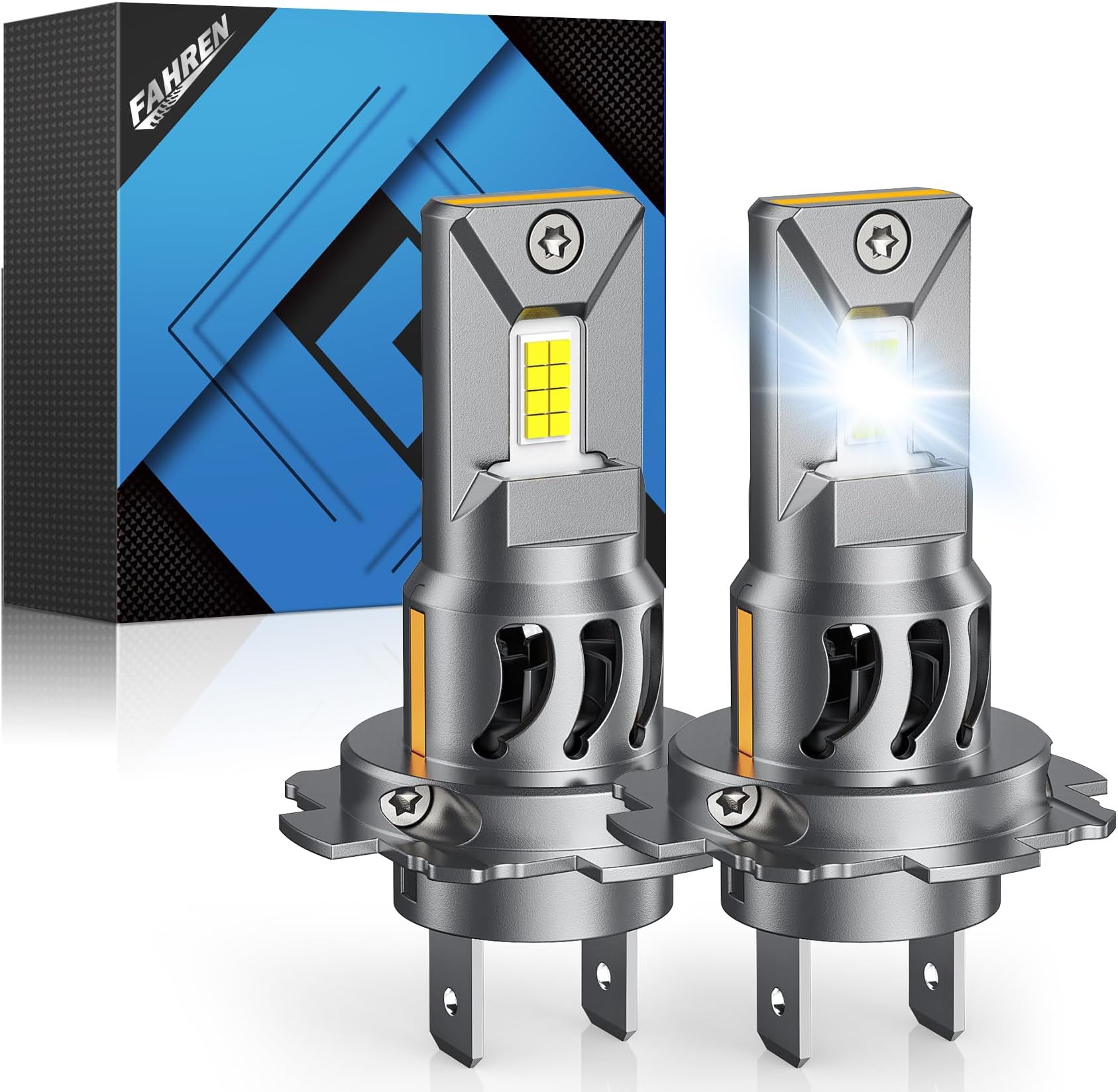 FAHREN H7 Fog light bulbs, 20000LM 6500k, Pack of 2