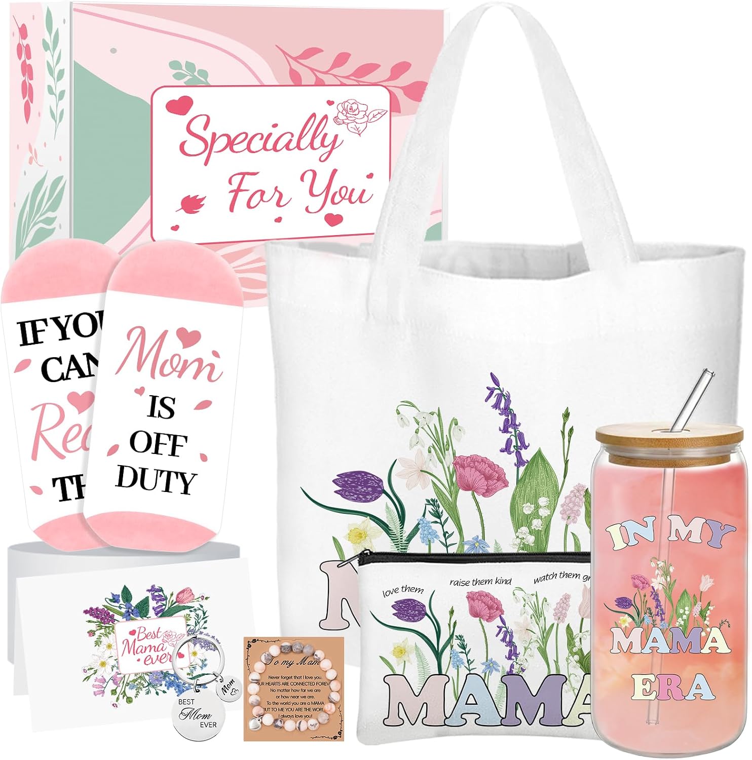 Mothers Day Grandma Gifts from Granddaughter Grandson Birthday Gift for Women Nana Mama Best Grandma Gifts Basket