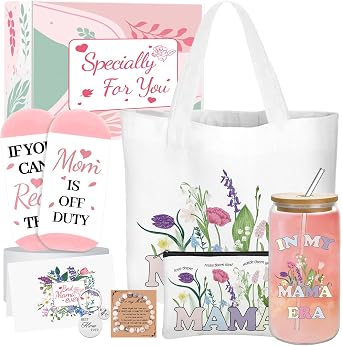 Mothers Day Grandma Gifts from Granddaughter Grandson Birthday Gift for Women Nana Mama Best Grandma Gifts Basket