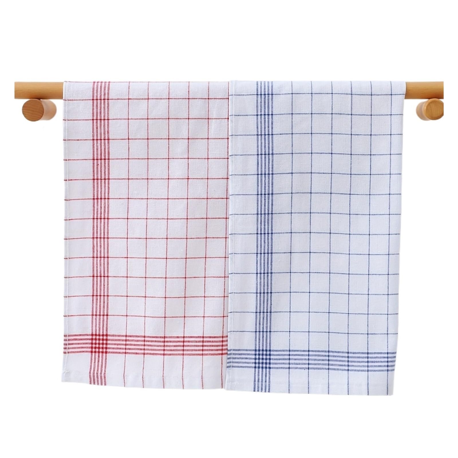 WJIAYAO Checkered Tea Towels Large Plaid Kitchen Dish Towels