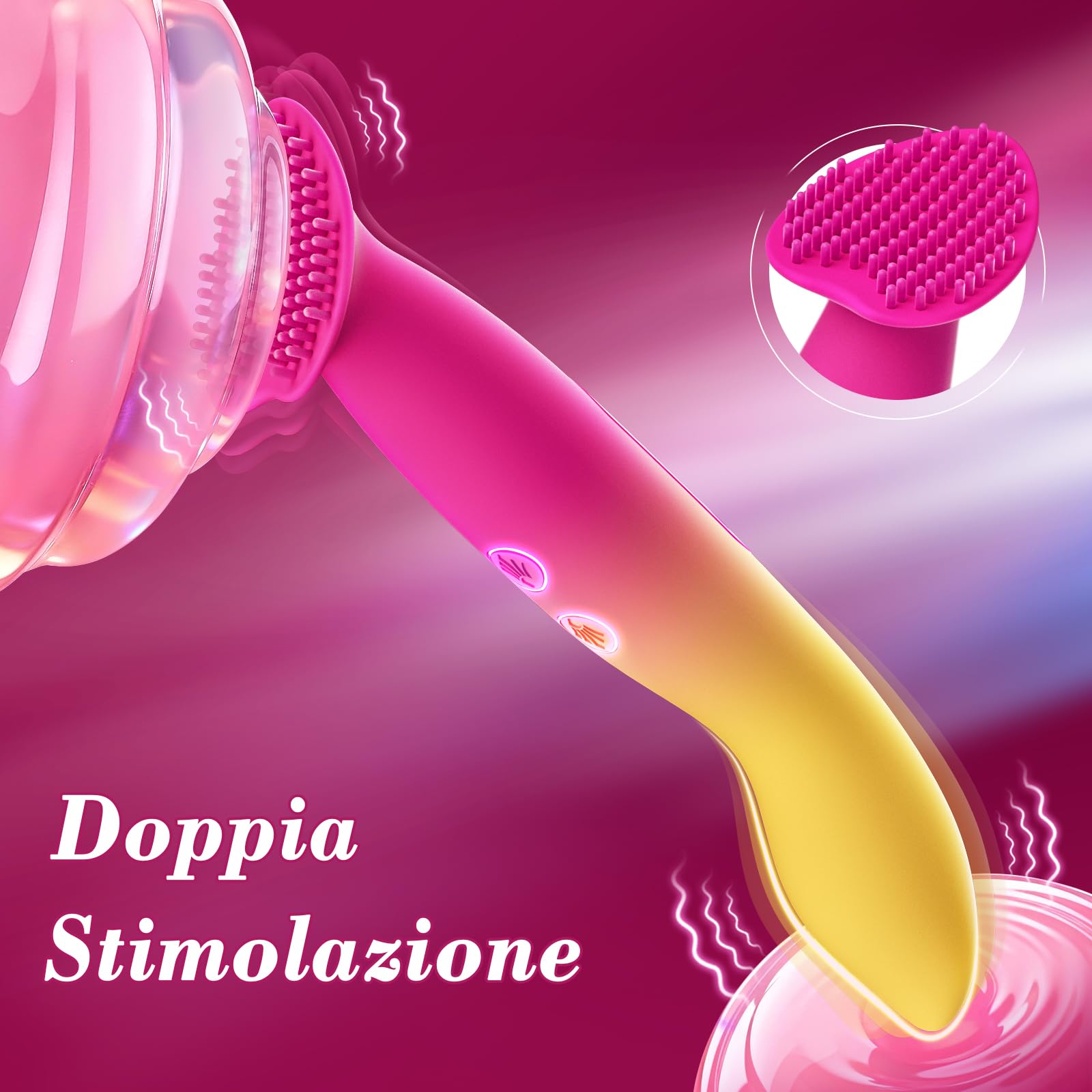 Dildo Vibratoreper Donna Professionale - Vibratore Sex Toys Sexytoysys Donna Coppia Uomo, Vibratoriper Donne Vagina Giochi Erotici Adulti Sexy Toy Stimolatore Clitoride Femminile con Vibrazione 10×10