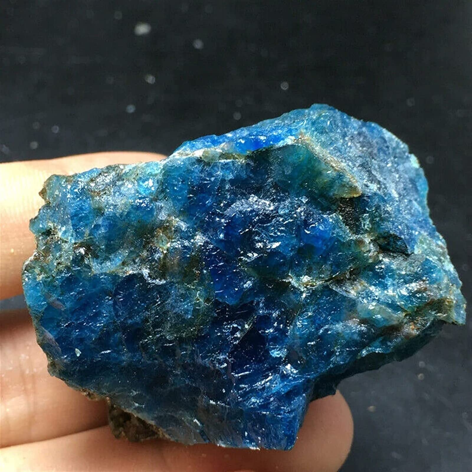Domowe Kolekcje Minerały Kamienie 50-100 g Naturalny Kryształ Apatytu Surowy Surowy Kamień Próbka Kryształowych Kamieni Dekoracja (Rozmiar: 110-130g)