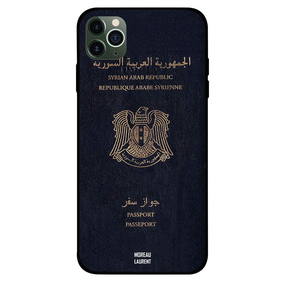 iPhone 11 Pro Case Cover Syria Passport Moreau Laurent Premium Design Phone Covers