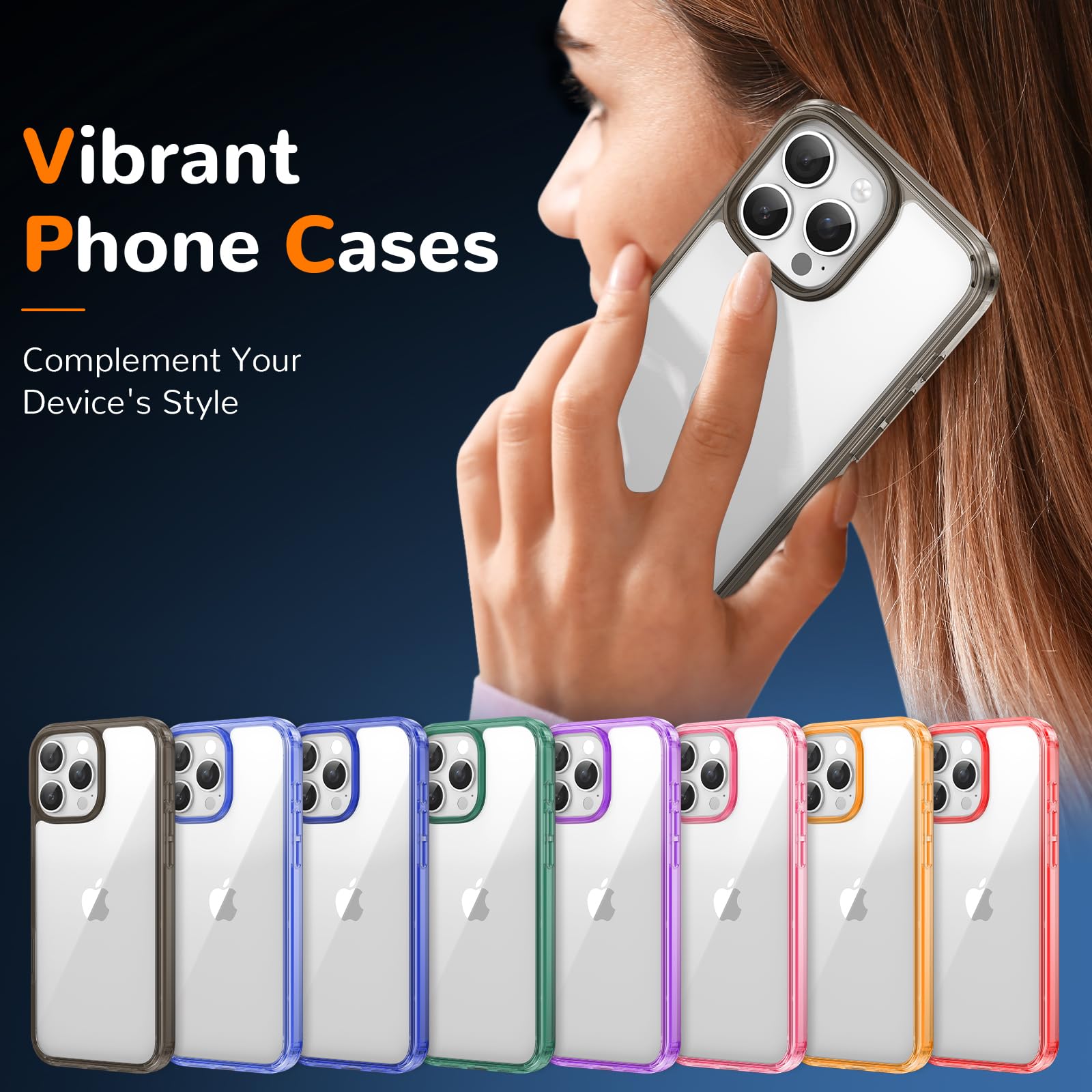 Clear Case for iPhone 15, Ultra Thin, Shockproof TPU Cover, Anti-Yellowing, Crystal Clear, Phone Case for Apple iPhone 15 - Clear — view 458