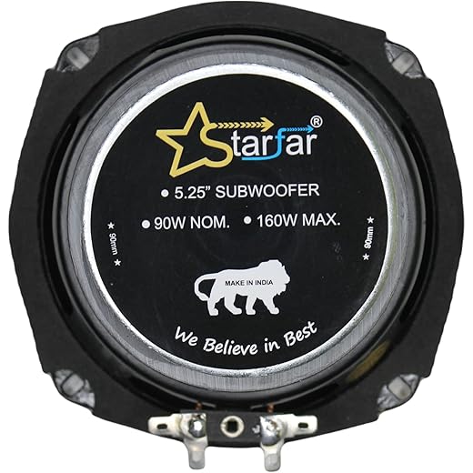 Starfar525 inch Subwoofer 4 Ohms/160Watts/90mm