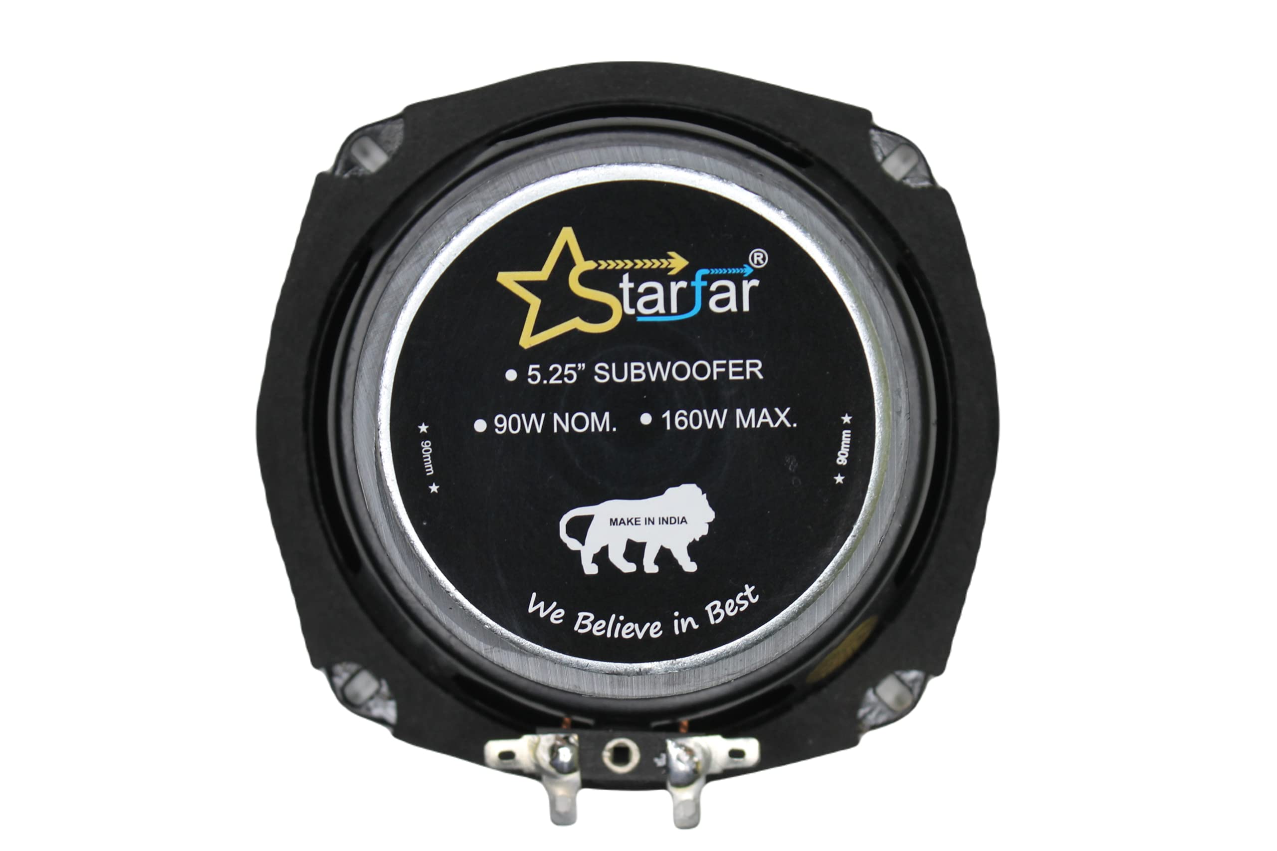 Starfar5.25 inch Subwoofer 4 Ohms/160Watts/90mm