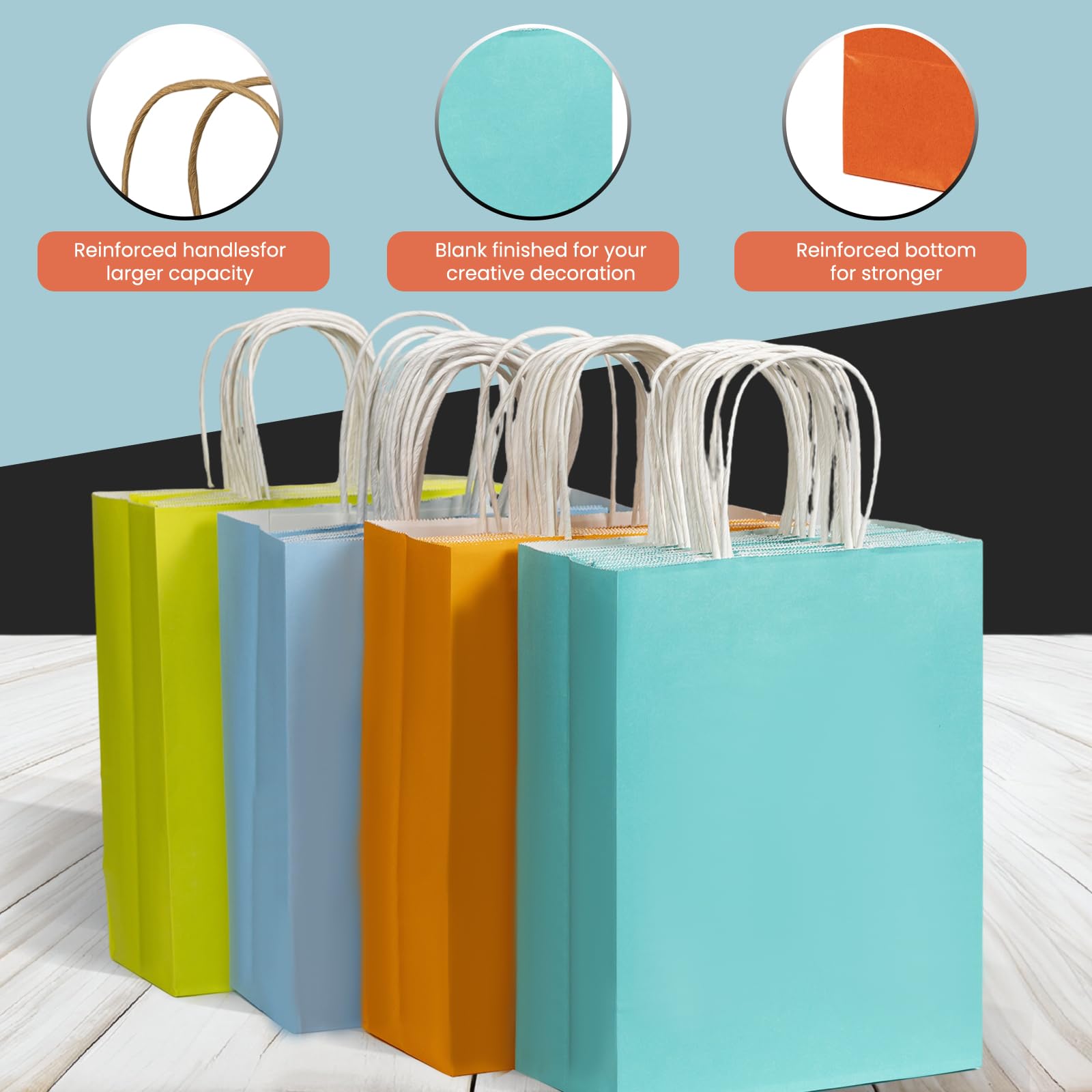 Custom Printed Kraft Paper Bags for Small Business Custom Bags With Logo For Small Business Personalized Gift Bags In Bulk Customized Paper Bag Customizable Customized Shopping Bag