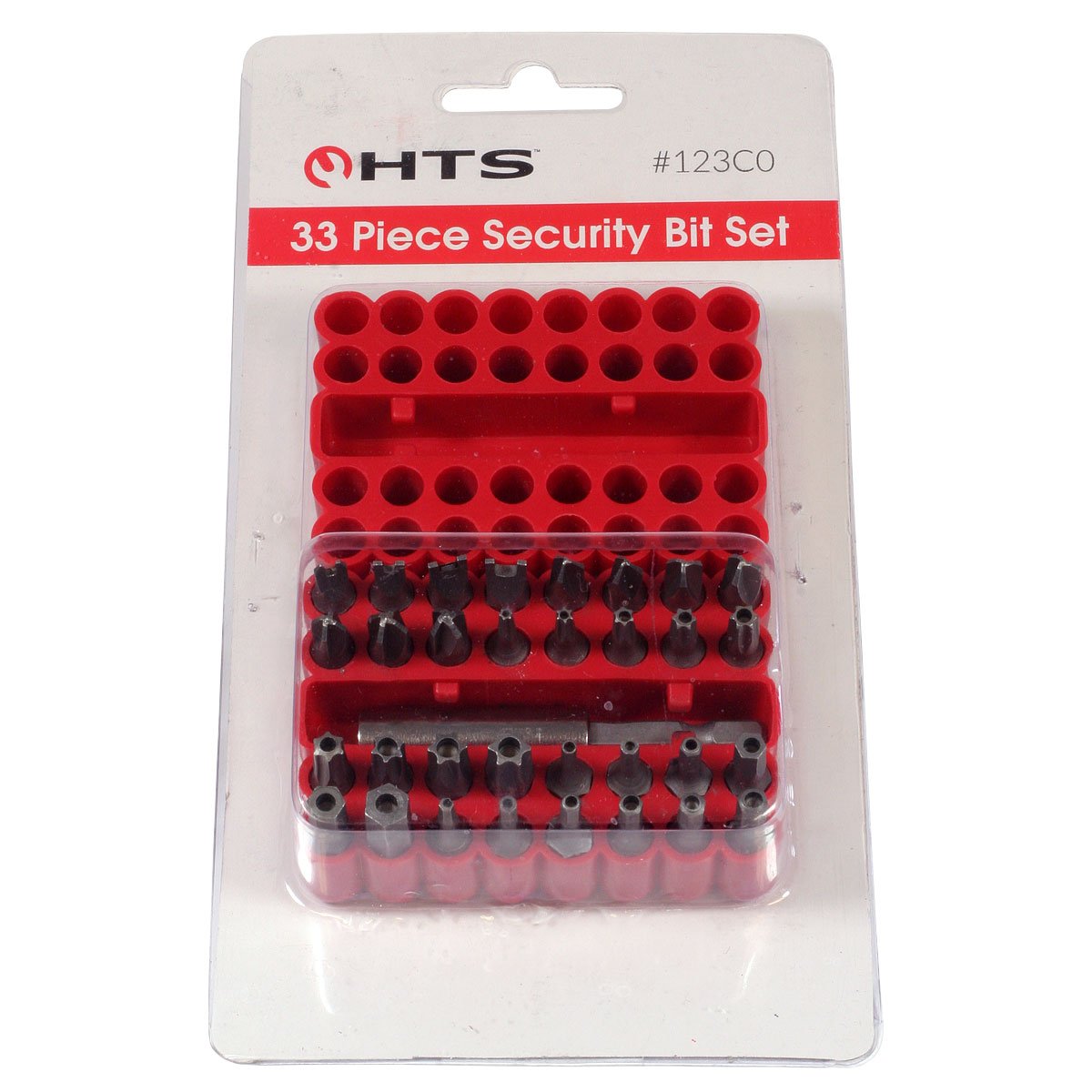 HTS 123C0-33pc Security Tamper Proof Magnetic Screwdriver Bit Set