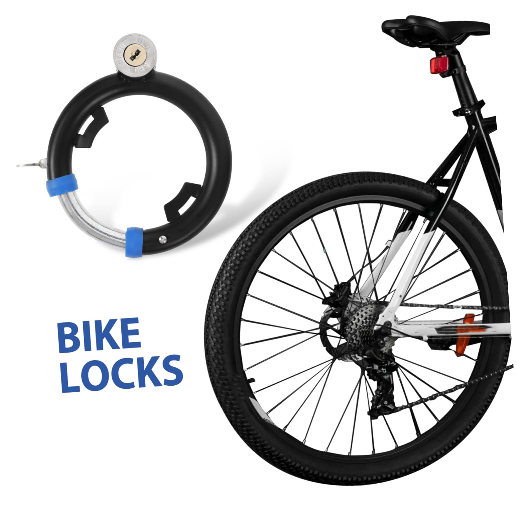 Happyyami Bike Lock Accessories Disc Lock for Electric Bicycles Scooters Motorcycles Anti-Theft Security