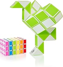 CUBIDI® Magic Snake Cube | Jouet de Poche pour Les Enfants de 4 à 8 Ans | Cadeau Anniversaire Enfants invites | Cadeau pour élèves - 36 Blocs | 2,3 mm x 1,8 mm | Vert
