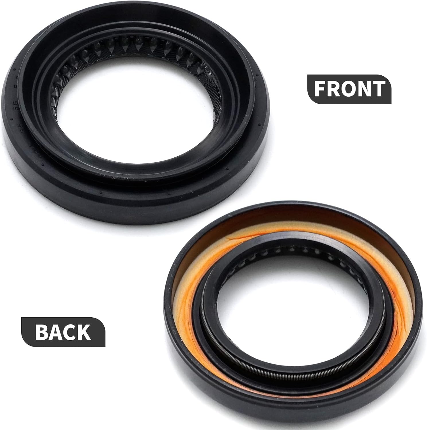 91205-PL3-A01 2Pcs Manual Transmission Drive Axle Oil Seal, Replacement for Honda Civic GSR 1996-2000, Replacement for Honda Civic SI 1996-2000, Replaces 91205-PC9-711