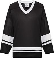 EALER H400 Blank Ice Hockey Practice Jersey - Pro Style Thick Durable Team League Jersey for Juniors