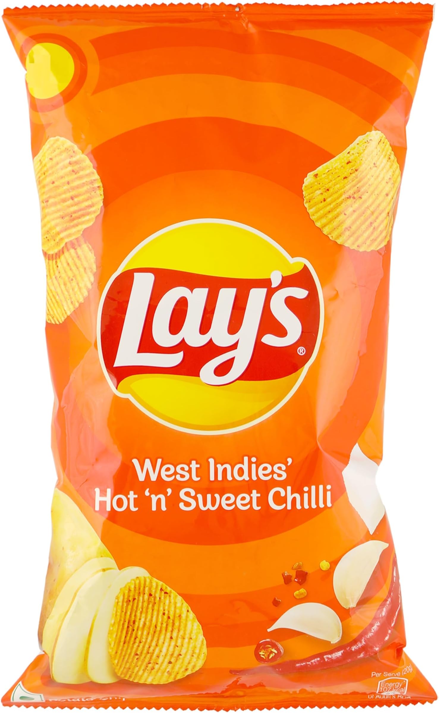 Lays Hot & Sweet chilli 82gm Pouch/80gm Pouch