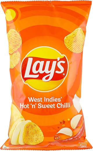 Lays Hot &amp; Sweet chilli 82gm Pouch/80gm Pouch