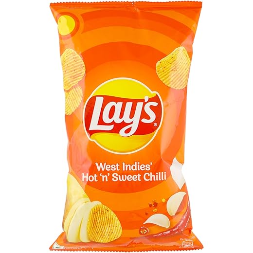 Lays Hot & Sweet Chilli Pouch 80g/82g/90g