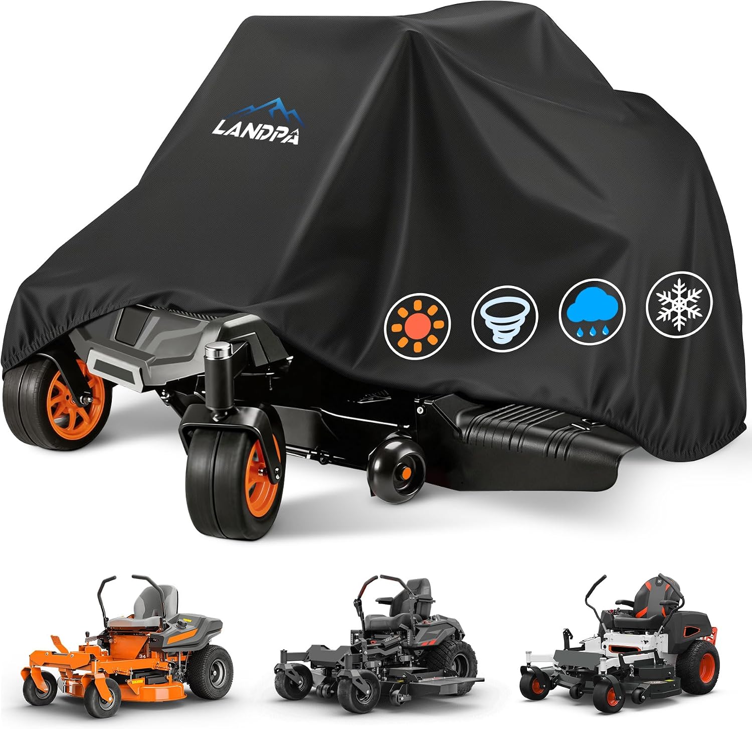 Zero Turn Mower Cover - 600D Zero-Turn Lawn Mower Cover