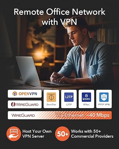 Miniatura 3 de Cudy AC1200 Router de viaje Wi-Fi de tamaño bolsillo, extensorrepetidor para hotel y red pública, WISP, cliente y servidor VPN, USB, TR1200