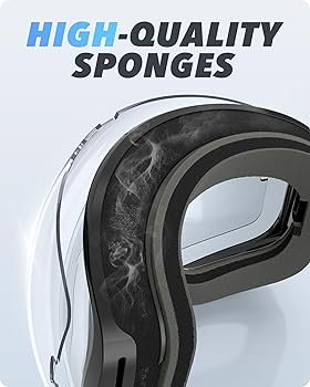 RIOROO Casque De Ski, Lunettes, Compatible Avec Lunettes, Snowboard