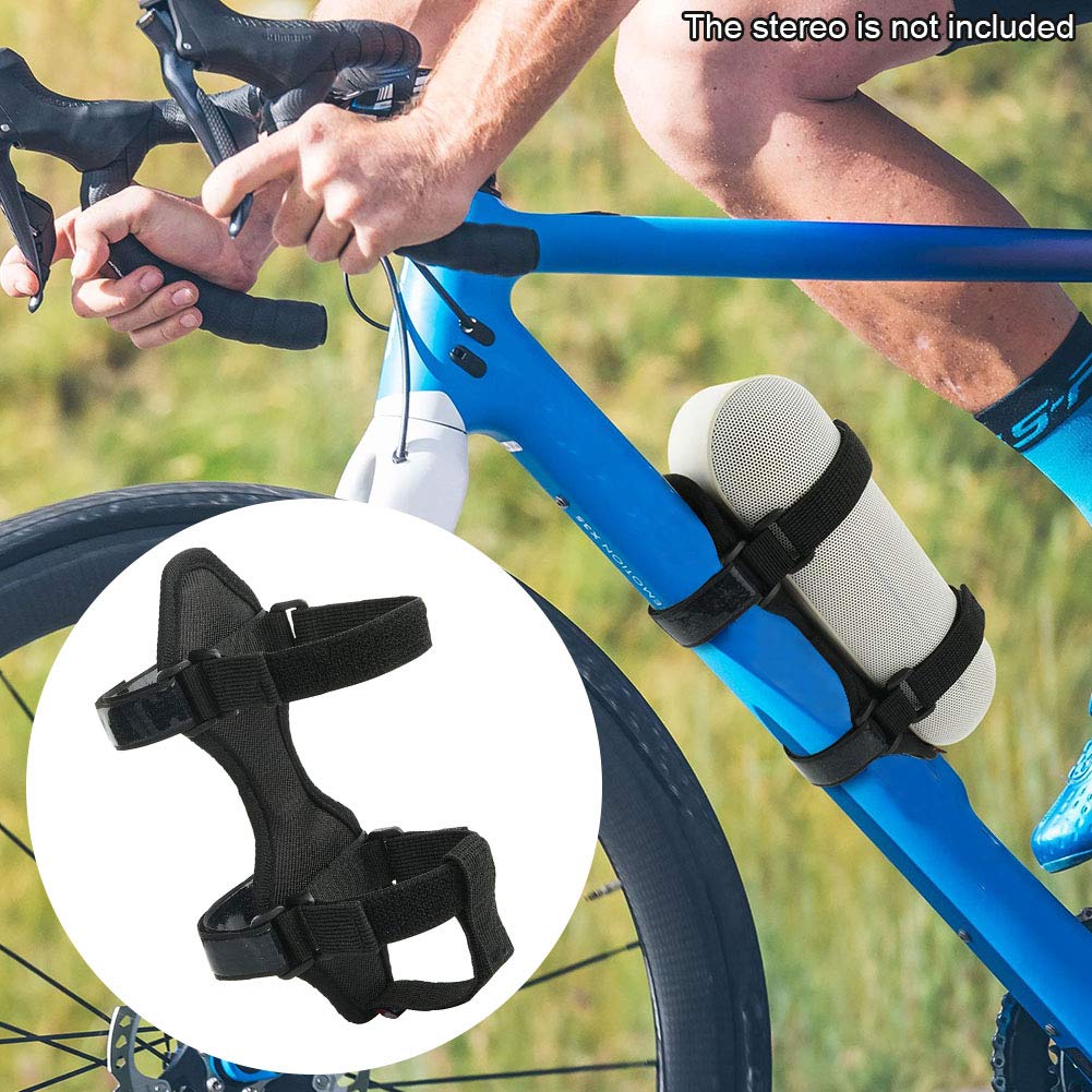 Image secondaire de Sangle Réglable GeKLok pour Haut-parleur de Vélo - Antidérapante et Durable - Noir