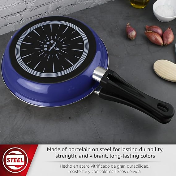 Magefesa Frittata 9.4-Inch Nonstick Double Sided Frying Pan, All-Stovetops Compatible, Dishwasher Safe Ideal for Spanish Tortilla