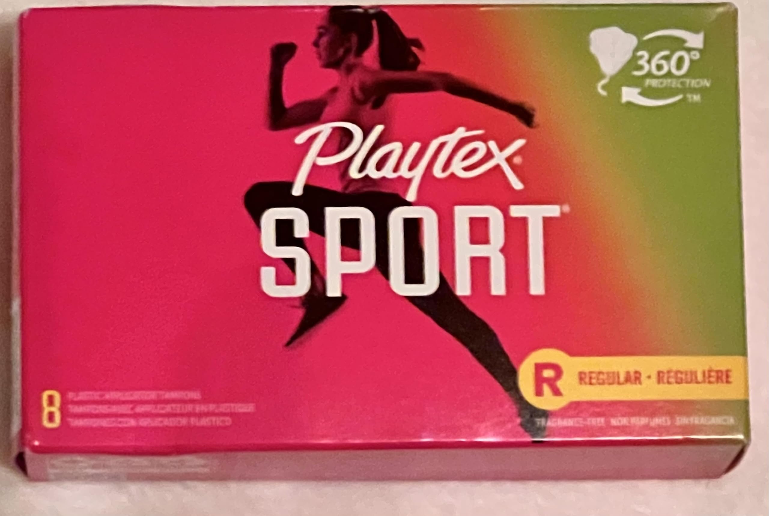 Playtex Sport Regular Tampons 360 Protection - 8 Count