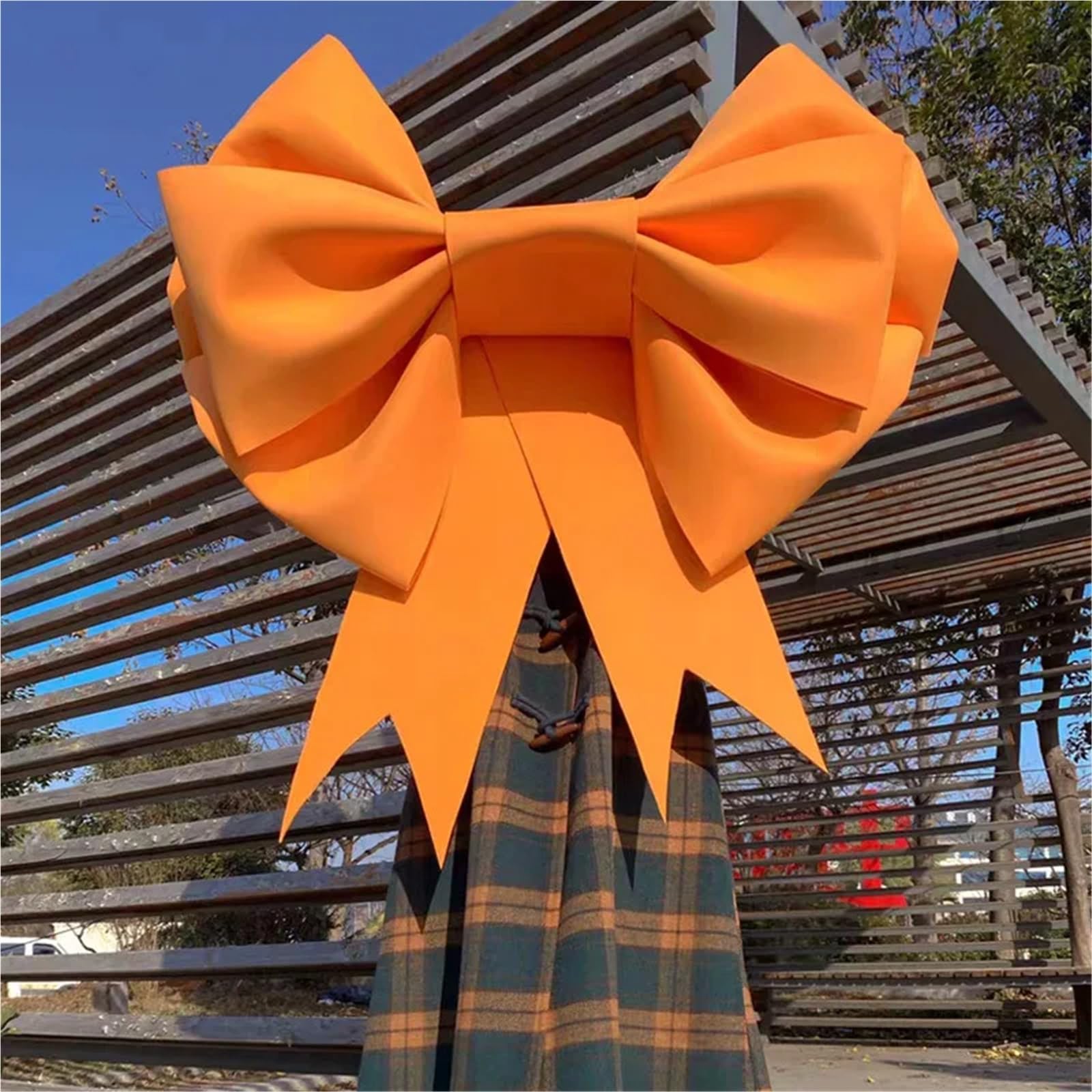 Fiocchi Giganti Fai Te Super Grandi, Confezione di Materiale for Fiocchi Enormi Fai da Te, Punte Alberi, Fiocco Gigante, Grande, Decorazione Fatta A Mano, Sfondo Feste, Parete(Blue,95-125cm)