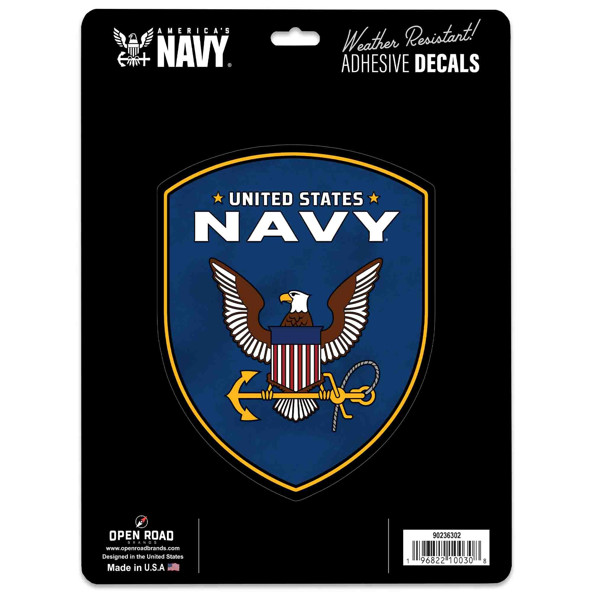 U.S. Navy Shield Adhesive Vinyl Decal