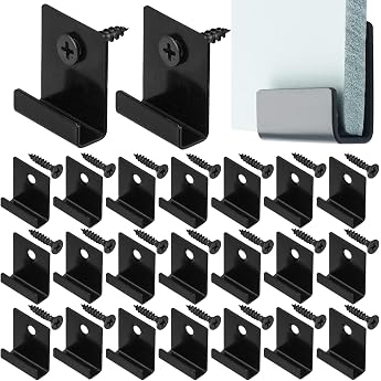 Pack of 35 WPC Clips Stainless Steel WPC Decking Mounting Clips Hidden Fixing Board Clips Starter End Clip Starter Clip with 35 Patio Screws for BPC Flooring DIY